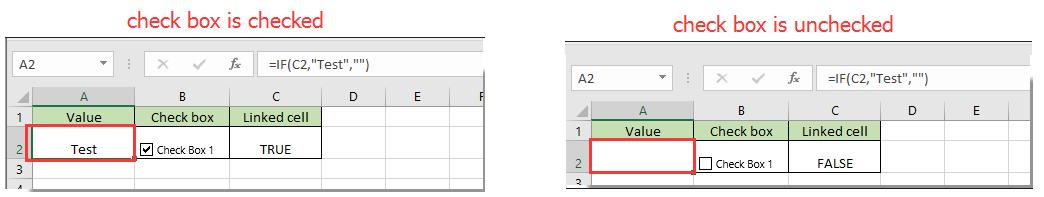 Hướng dẫn dùng checkbox để thay đổi giá trị hoặc định dạng ô trong Excel
